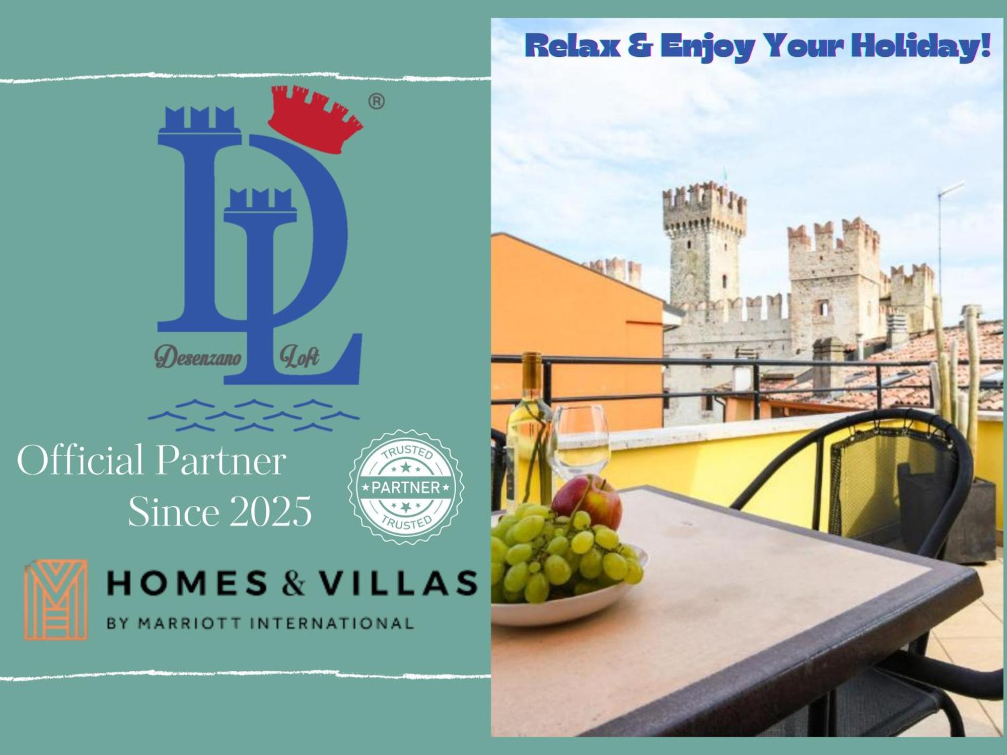 Desenzanoloft Official Partner Marriott Homes & Villas -Penthouse Never Say Never Sirmione Castle View Екстер'єр фото
